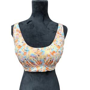 prAna Mallorca Swimsuit Top Impressions XL NWT Beach Poolside vacation